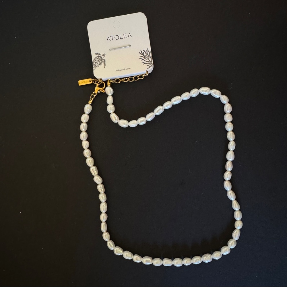 Atolea Freshwater Pearl Choker Necklace - Picture 5 of 5